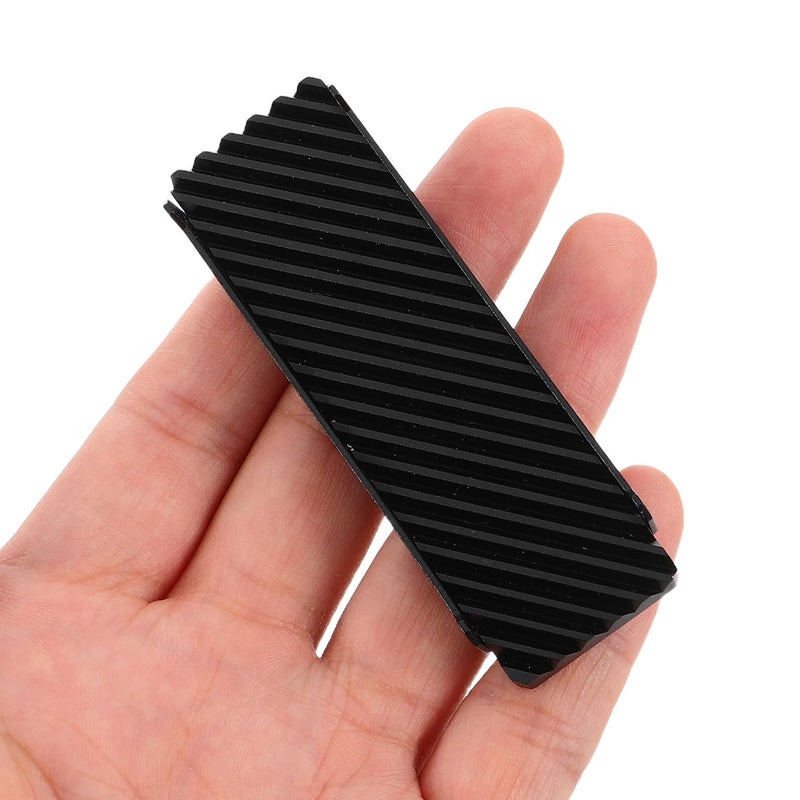 مشتت حرارة من الألومنيوم لـ M 2 SSD مع تدفق هواء قوي لأجهزة الكمبيوتر المحمولة، لخفض درجة الحرارة بسرعة وحماية القرص الصلب. - Image 5