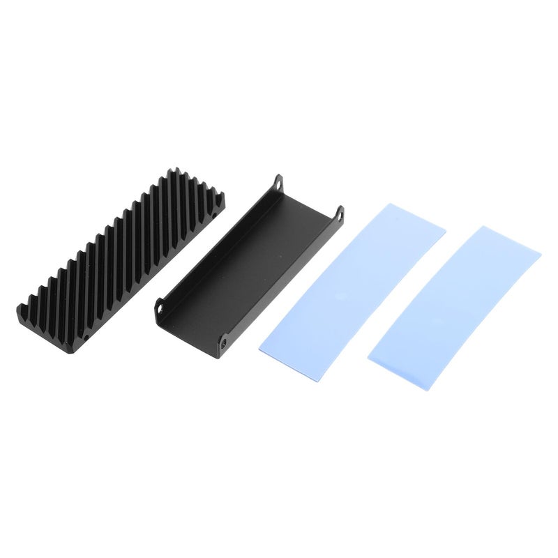 مشتت حرارة من الألومنيوم لـ M 2 SSD مع تدفق هواء قوي لأجهزة الكمبيوتر المحمولة، لخفض درجة الحرارة بسرعة وحماية القرص الصلب. - Image 2