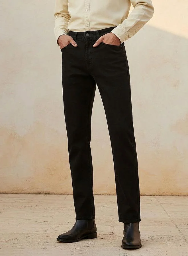 Splash FAV Denim Straight Fit Mid Rise Jeans