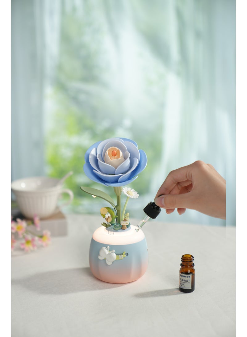 ROKR ROBOTIME ROKR Starry Camellia Lamp DIY 3D Flower Night Light AF01S - Image 4