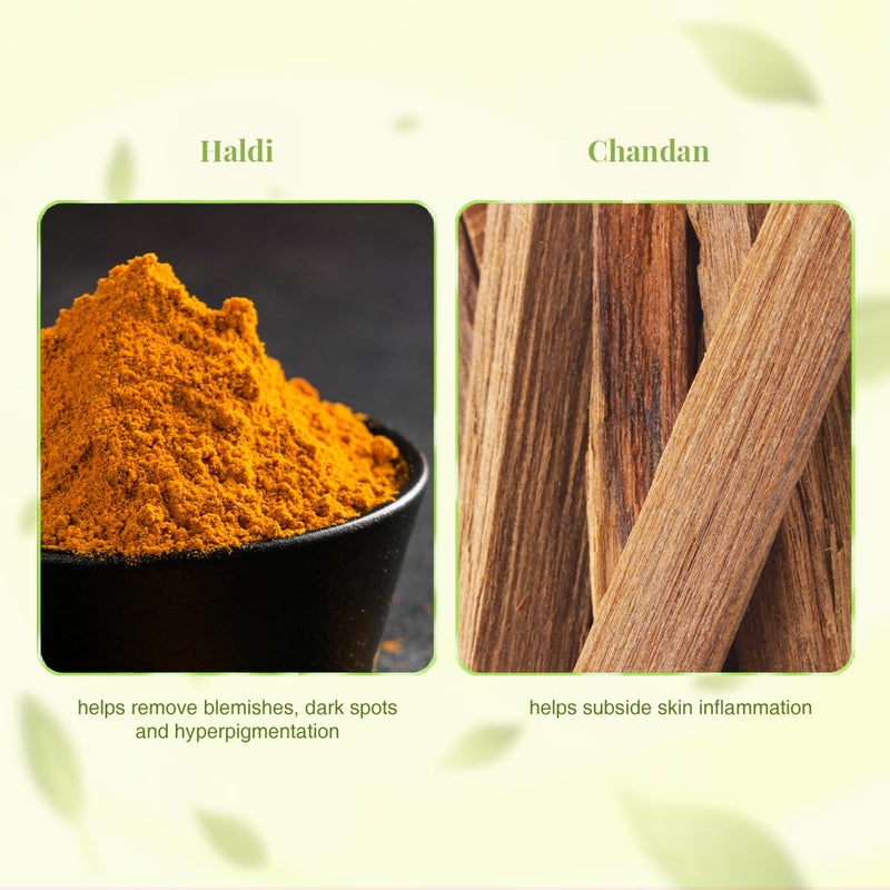 VLCC Ayurveda Skin Brightening Haldi Chandan Face Wash 100ml X 2 For Skin Brightening Paraben Colorant Free Chamomile Oil Yastimadhu Haridra Extract - Image 5