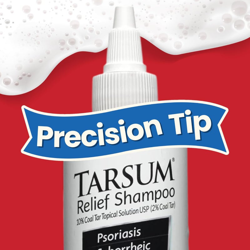 Tarsum Extra Strength Psoriasis Shampoo - Coal Tar Shampoo and Conditioner for Scalp Psoriasis, Seborrheic Dermatitis, Severe Dandruff, & Eczema - Exfoliating Relief for Flaky, & Itchy Scalp (8 oz) - Image 4