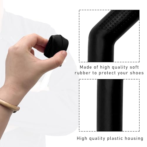 Suvnie 2 PCS Motorcycle Gear Shift Lever Shoe Protector, Motorbike Rubber Anti Slip Shifter Cover, Universal Shift Lever Pedal Cover, Motorcycle Accessories for Dirt Bikes ATVs (Black) - Image 3
