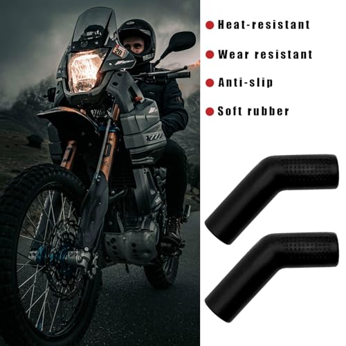 Suvnie 2 PCS Motorcycle Gear Shift Lever Shoe Protector, Motorbike Rubber Anti Slip Shifter Cover, Universal Shift Lever Pedal Cover, Motorcycle Accessories for Dirt Bikes ATVs (Black) - Image 4