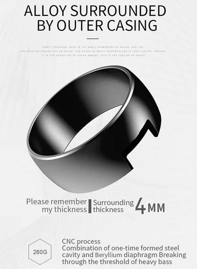 Mini Bluetooth Speakers, Pocket Size Bluetooth Speaker Portable Wireless with Loud Stereo Sound, Rich Bass,TF Card Port, Metal Body Mini Wireless Speaker for iPhone, Android, Laptop, MacBook, etc - Image 3