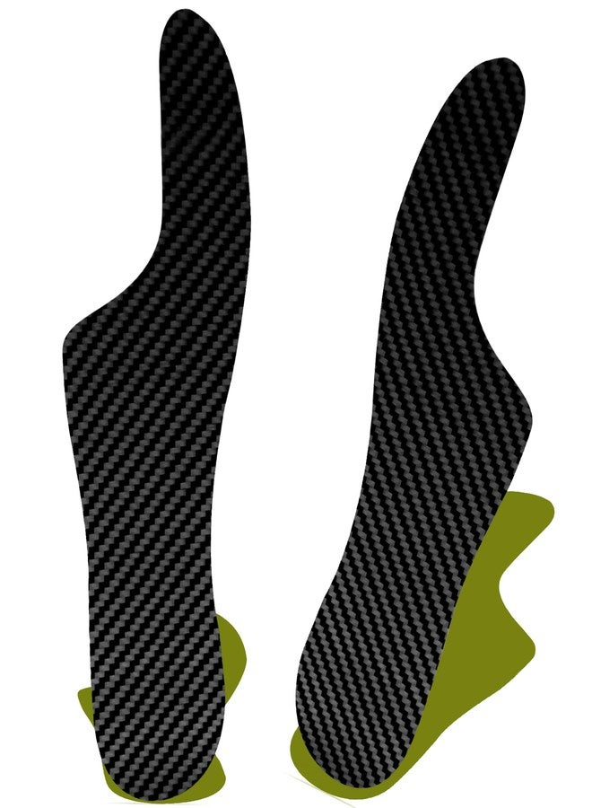 UBARONY Morton's Extension Orthotic, Carbon Fiber Insole(1 Pair), Turf Toe Plate Rigid Shoe Insert for Morton's Toe, Turf Toe, Arthritis, Hallux Rigidus, Broken Big Toe, Alternative to Turf Toe Brace,235mm - Image 1