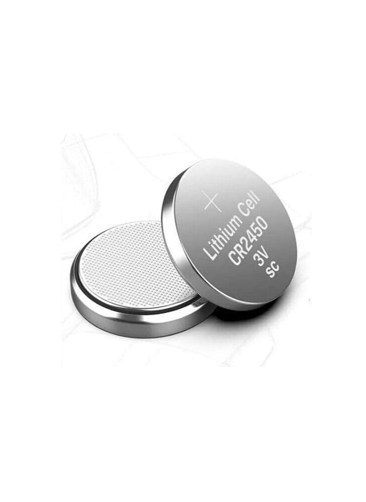 CR2450 3V Battery - 1 Piece | High-density lithium battery for long-lasting performance - Ideal for watches, sensors, toys, and controllers
