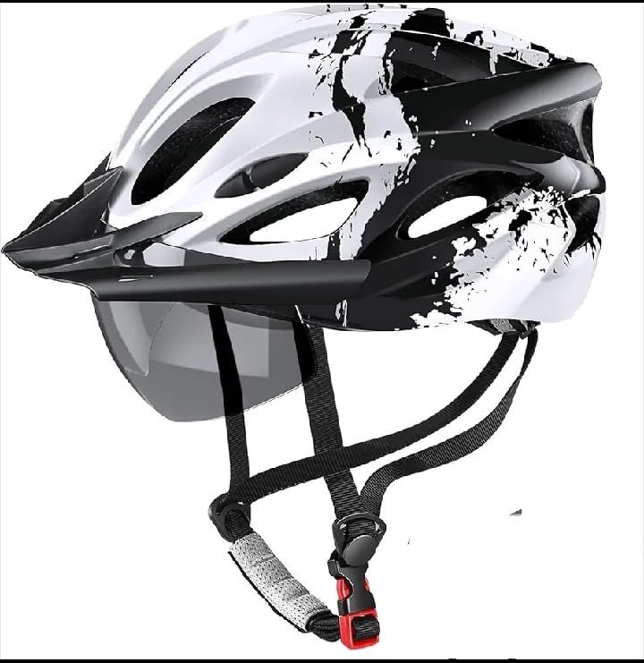 FASTPED Helmet with LED Safety Rear Light Detachable Magnetic Cycling Helmet Adjustable Cycling & Skating - Image 1