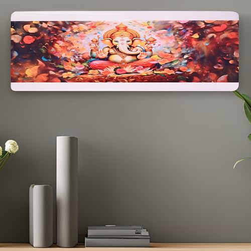 Da Anushi Printed Split Ac Cover Indoor Unit For 1.5 Ton Capacity AC, Inner Unit Ac Cover, All Weather Cover/Attractive Digital Prints/Dustproof/Silken water-resistant Split Ac Cover (Multi Red) - Image 1