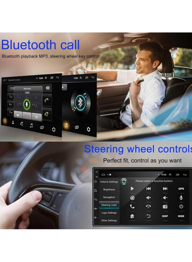 Generic Smart One Android Double Din Car Stereo with Touchscreen, Bluetooth, Wi-Fi, Wireless USB, GPS Navigation, Mirror-link, 1GB RAM - 16GB ROM, FM Radio RDS with Backup Camera  - Image 3
