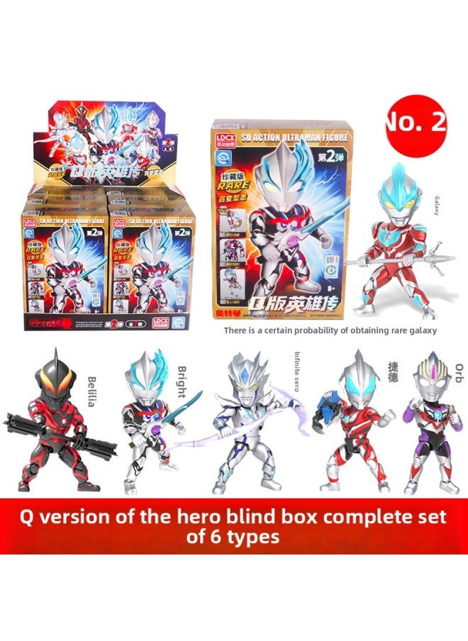 null - Genuine Ultraman Q Edition Hero Sparkle Degas Action Figure Cyro Zeta Children Doll Boy Toy-Specifications:Brightze-q Version Of Hero Part 2 - Image 1