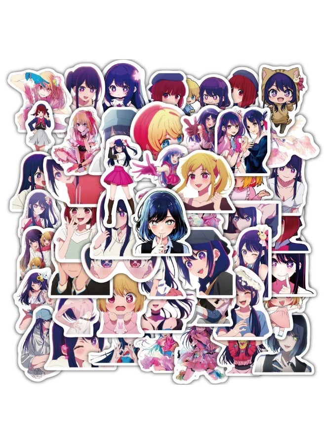 NIBEMINENT 60 Pcs My Push kid Deco Kit Waterproof Stickers, High Definition Printing Bright Colors, Suitable for Laptop Skateboard Luggage Water Bottle Guitar DIY - Image 2