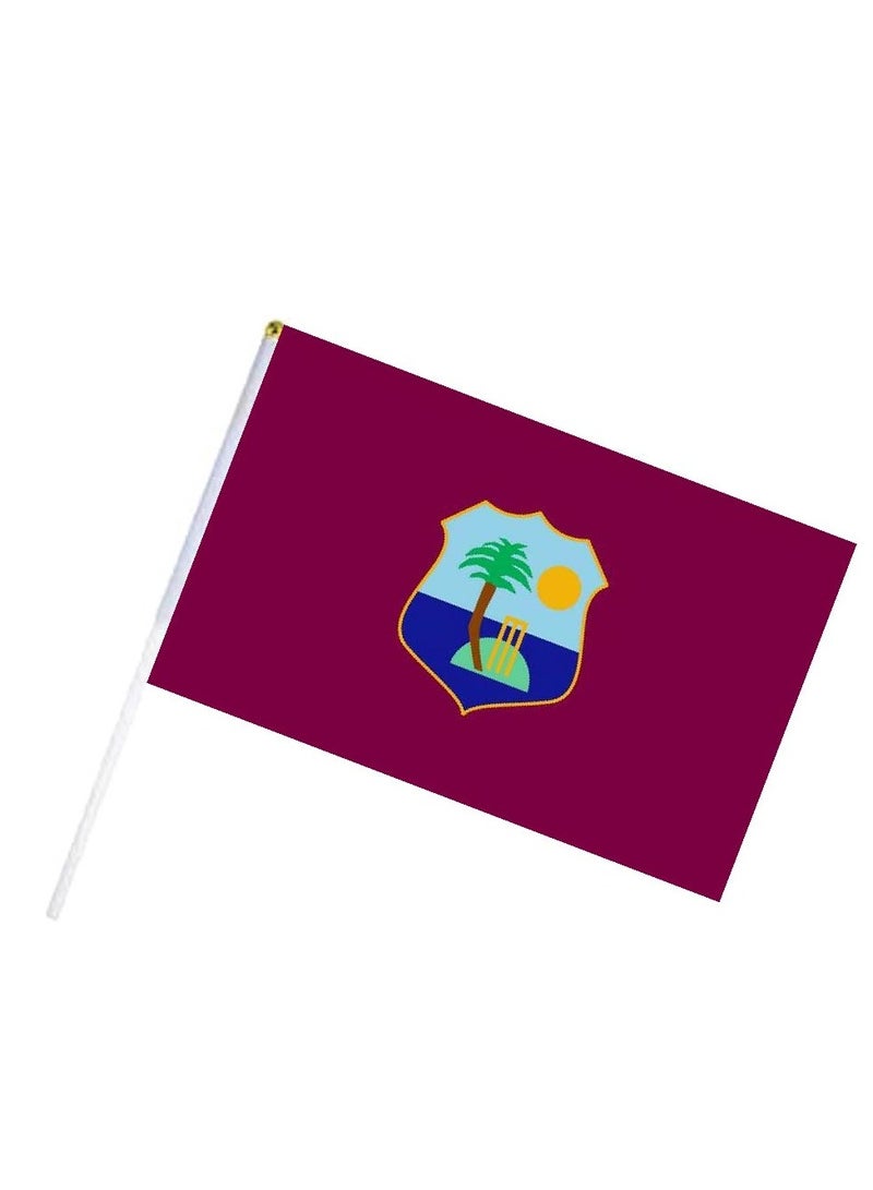 West Indies Sports Cricket Fans Combo Pack for Adults - Pack of 3 - Drawstring Bag, Hand Flag, Cap - Perfect for West Indies Sports Events and Cricket Matches - Image 2