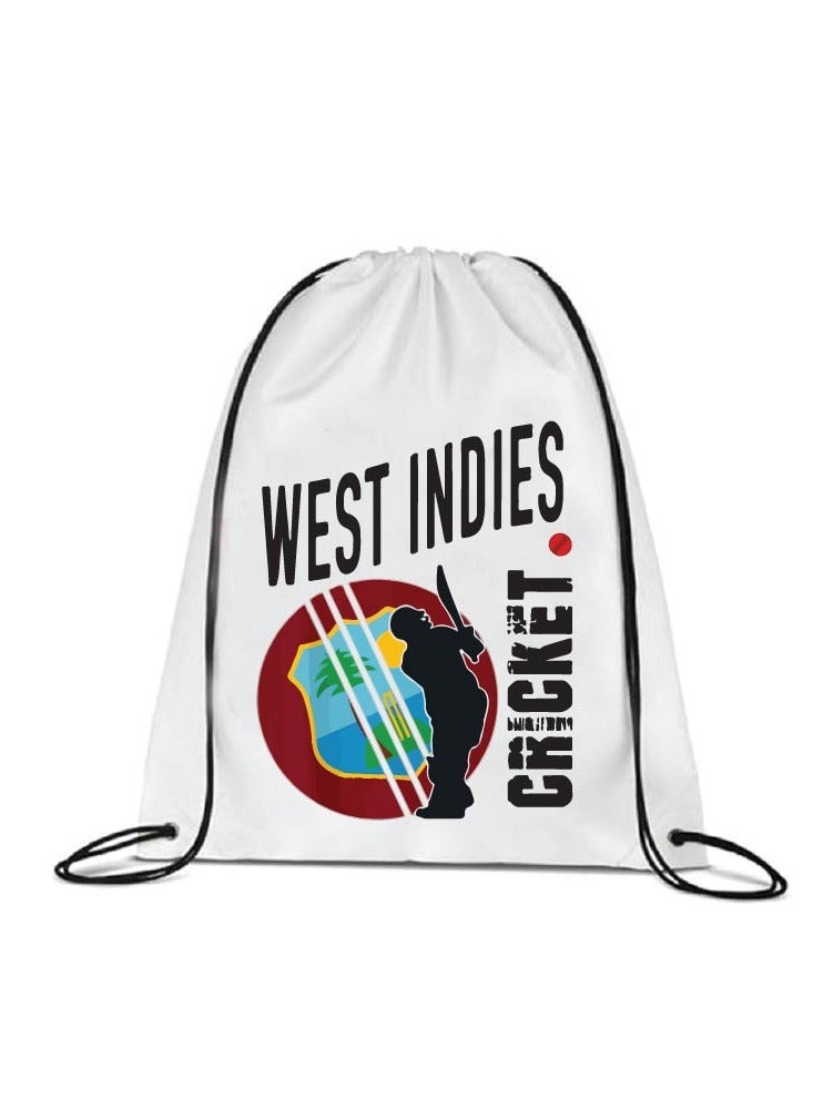 West Indies Sports Cricket Fans Combo Pack for Adults - Pack of 3 - Drawstring Bag, Hand Flag, Cap - Perfect for West Indies Sports Events and Cricket Matches - Image 3
