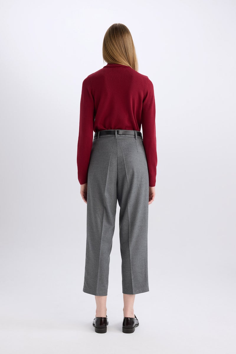 DeFacto Woman Carrot Fit Ankle Length With Pockets Trousers - Image 5