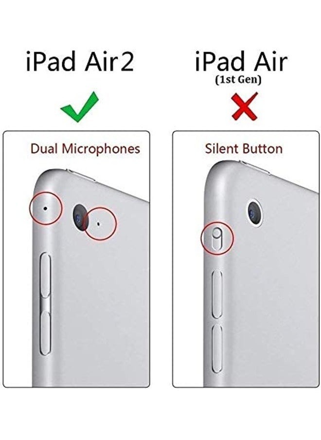 IAF Smart 360 Degree Rotating Stand Case Cover for Apple iPad 10.2 Inch (9th Gen 2021, 8th Gen 2020, 7th Gen 2019) - Black - Image 3