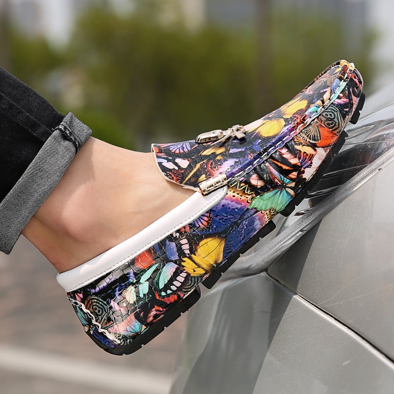 Men'S Loafers Men'S Casual Leather Shoes 3D Retro British Fashion Shoes Leather Shoes Fashion Men'S Loafers - Image 5