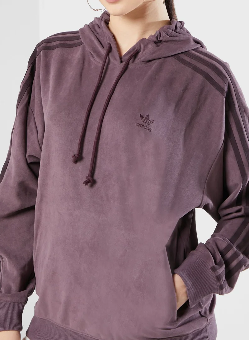 adidas Originals Trefoil Suede Hoodie