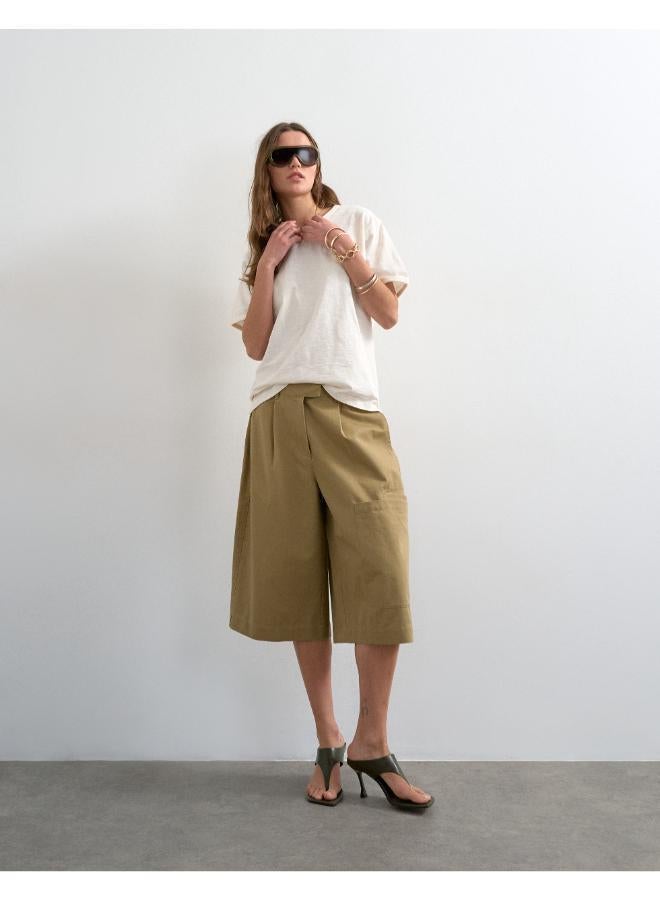 TOPSHOP Casual Longline Cargo Shorts - Image 5