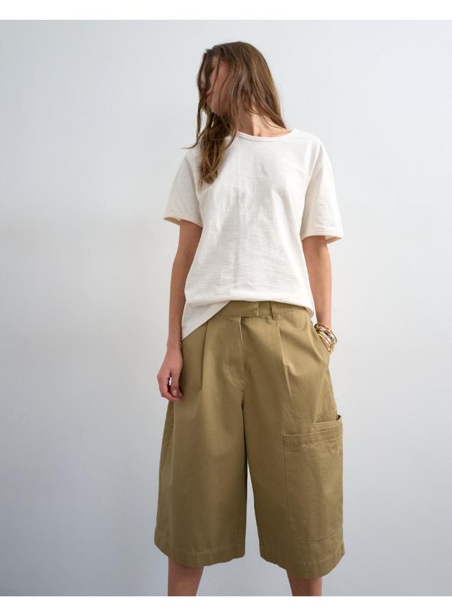 TOPSHOP Casual Longline Cargo Shorts - Image 1
