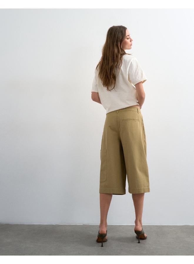 TOPSHOP Casual Longline Cargo Shorts - Image 2