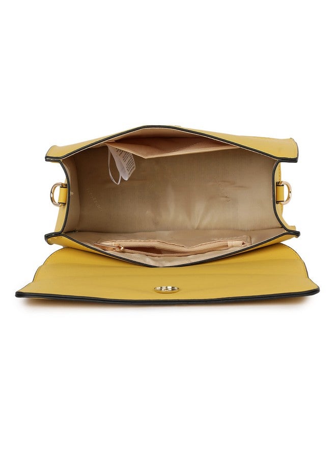 Fastrack Solid PU Structured Sling Bag for Women, Girls and Ladies | with Detachable Sling Straps | Slings for Casual Carry - Image 5