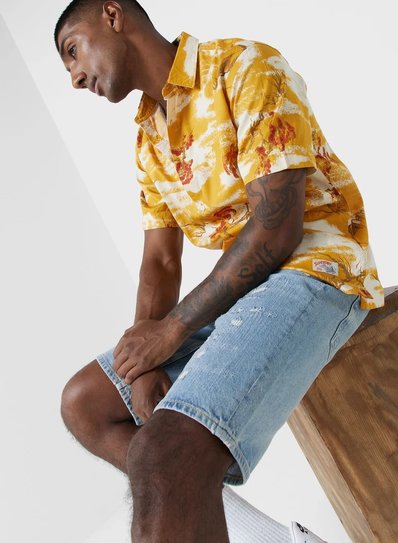 Superdry Vintage Hawaiiand Regular Fit Shirt