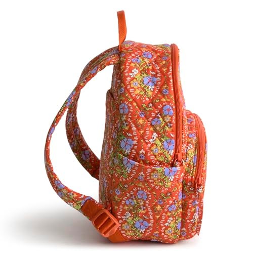 Vera Bradley Women's Premium Cotton Small Banbury Backpack, Garden Paisley, One Size - Image 5