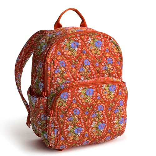 Vera Bradley Women's Premium Cotton Small Banbury Backpack, Garden Paisley, One Size - Image 2