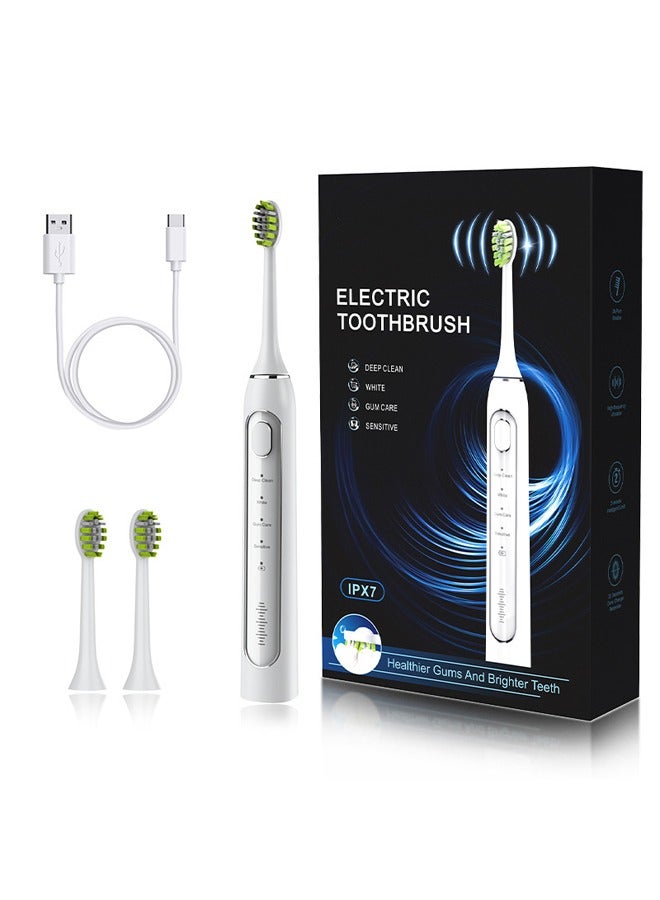 KLNAMAEAAN Premium Electric Toothbrush with 2 Brush Heads and Charging Cable - Image 1