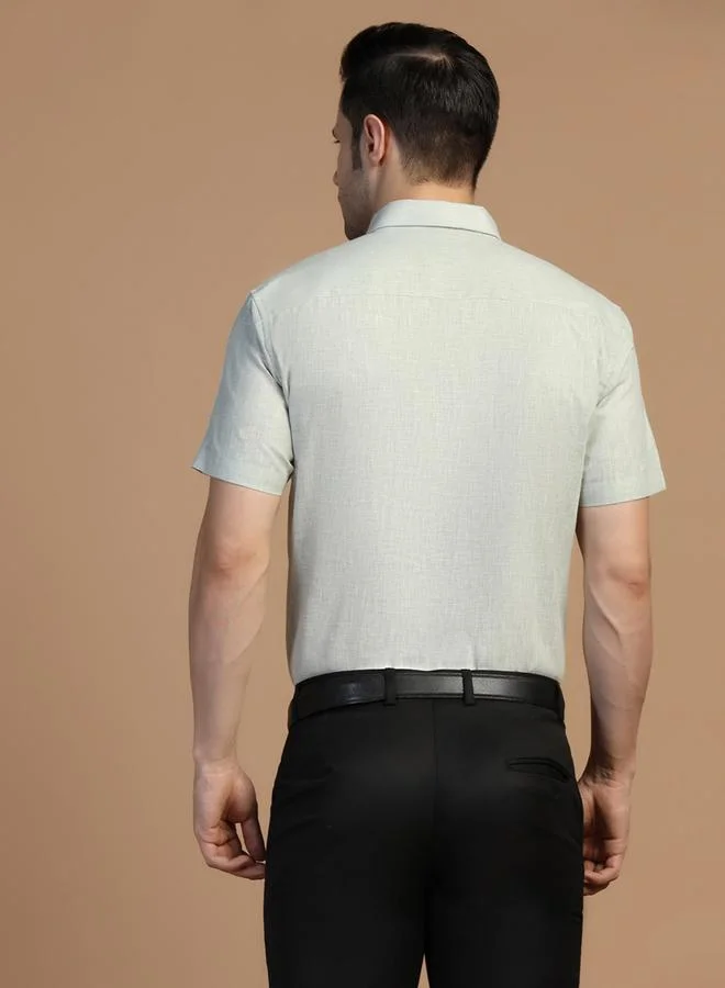 Take Two Green Men Green Short Sleeve Shirt for Men | Best Price UAE