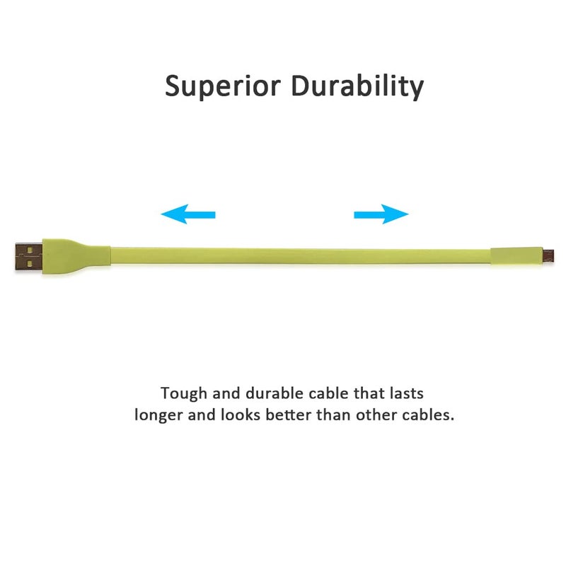 QJYTH Cord Replacement for UE Boom Charger, 1.2m USB Charging Cable Compatible with Logitech Ultimate Ears Boom 3/ MEGABOOM 3/ UE Wonderboom/UE Boom/Megaboom/Mega Boom (Yellow) - Image 5