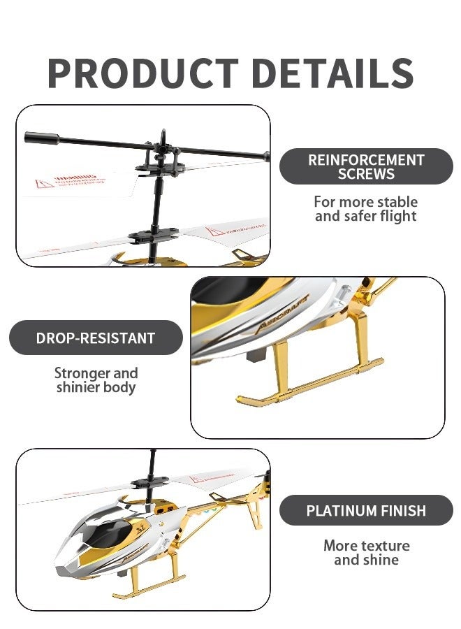 MIXDE Remote Control Helicopter, RC Helicopter with 7 LED Light and Altitude Hold, One Key Take Off/Landing, Mini Helicopter Remote Helicopter Toys for Adults Kids, Model Helicopter - Image 5