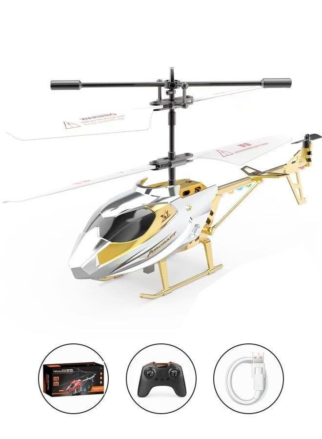MIXDE Remote Control Helicopter, RC Helicopter with 7 LED Light and Altitude Hold, One Key Take Off/Landing, Mini Helicopter Remote Helicopter Toys for Adults Kids, Model Helicopter - Image 1