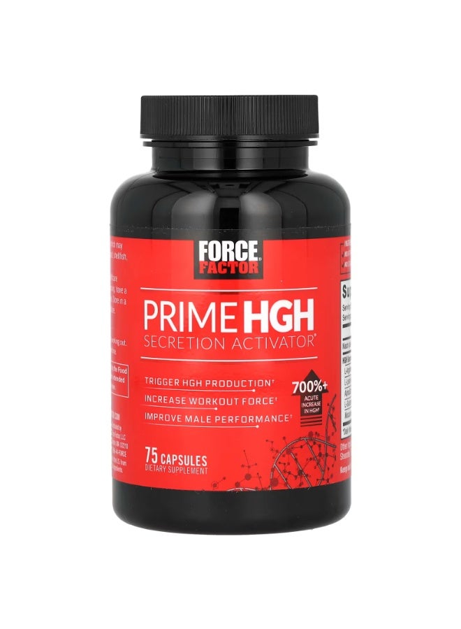 Force Factor Prime HGH Secretion Activator, 75 Capsules - Image 1
