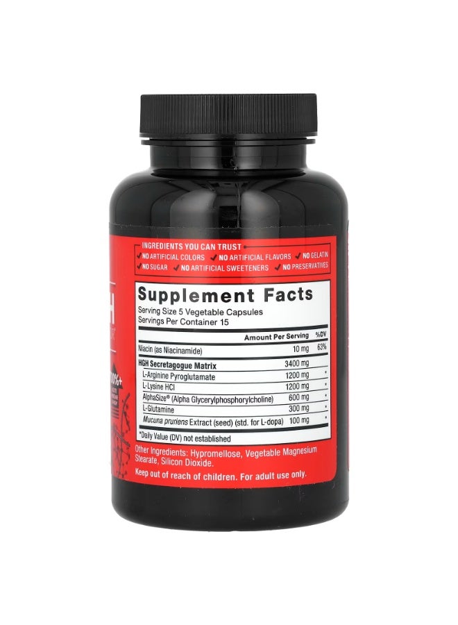 Force Factor Prime HGH Secretion Activator, 75 Capsules - Image 2