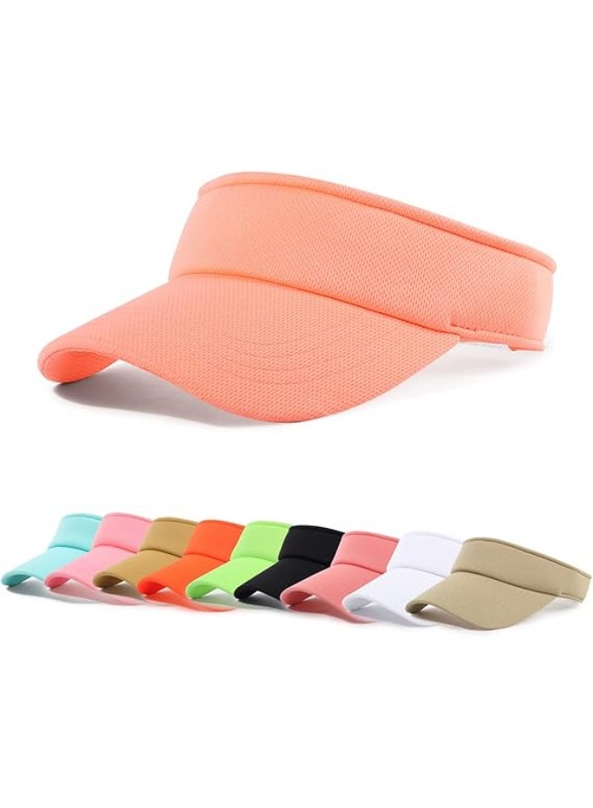 Sun Visor Hat Adjustable Velcro Outdoor Sports Cap for Men Women Adults - Image 1
