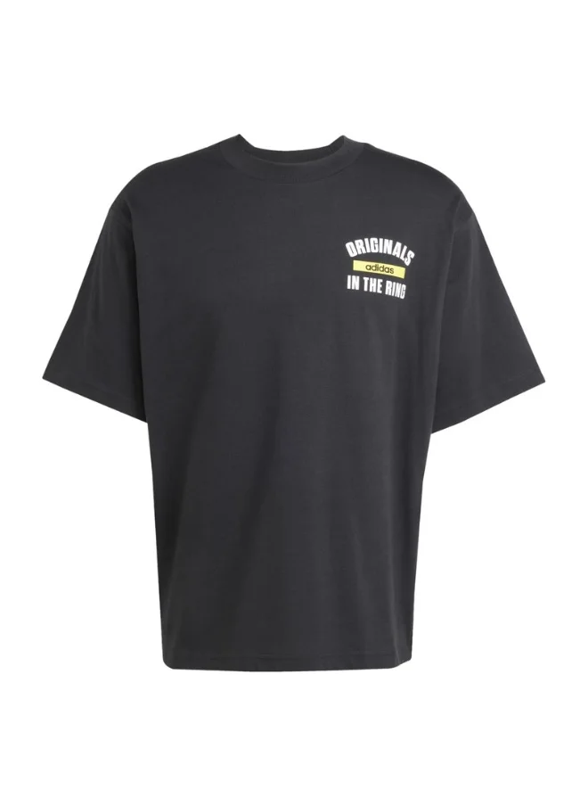 اديداس adidas CLASSIC GFX TEE Black Originals Men T-SHIRTS