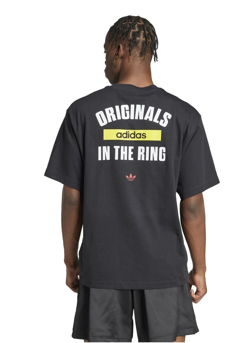 Adidas Originals Black CLASSIC GFX TEE Black Originals Men T-SHIRTS for Men | Best Price UAE