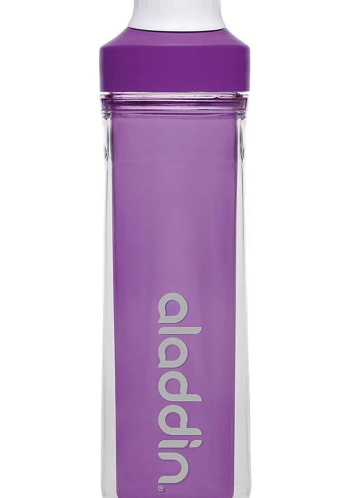 Aladdin Active Hydration Double Wall Water Bottle, 0.5 Liter Capacity, Purple - Image 1