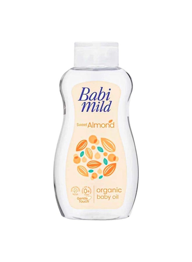 BABIMILD Sweet almond oil for moisturizing 200ml - Image 1