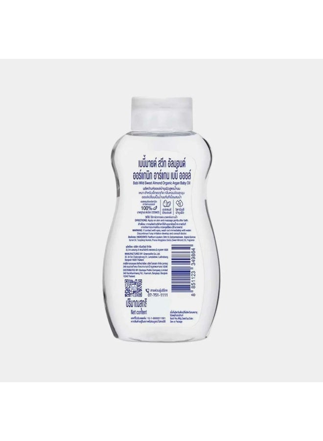 BABIMILD Sweet almond oil for moisturizing 200ml - Image 3