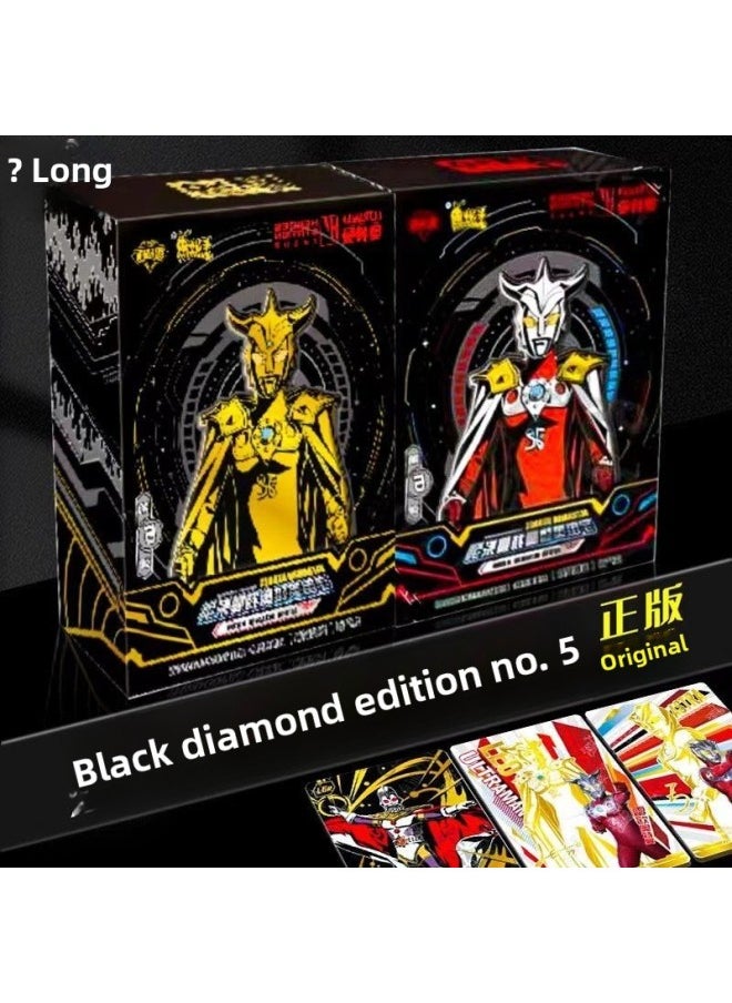 null - Card Game Ultraman Card Black Diamond Edition Fifth Edition 5Th Generation Tv Card Iron Box Full Box Collection Card Authentic Male-Color:[2 Yuan Pack] Deluxe Edition No. 37, A Box Of 30 Packs - Image 1