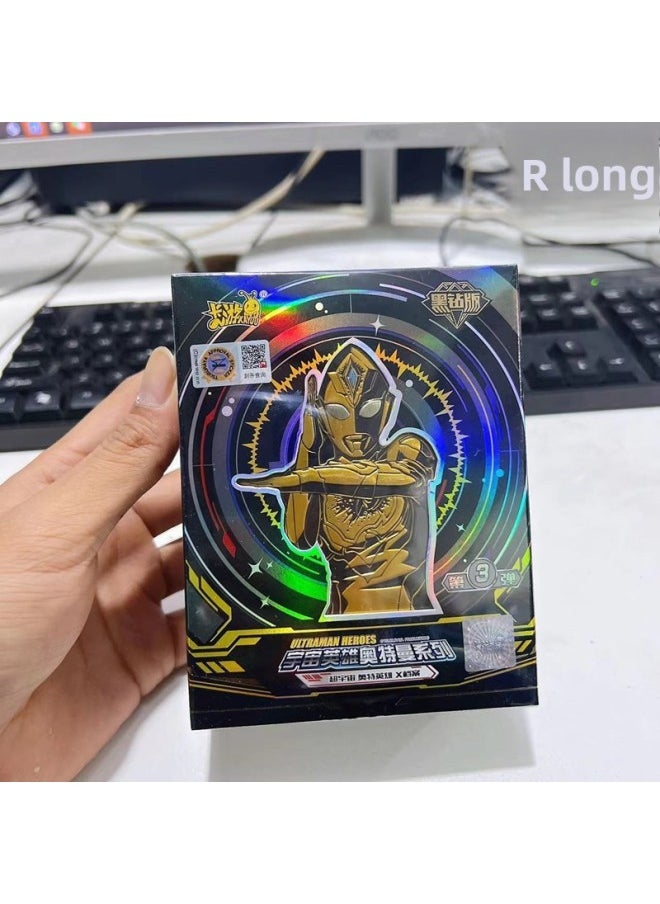 null - Card Game Ultraman Card Black Diamond Edition Fifth Edition 5Th Generation Tv Card Iron Box Full Box Collection Card Authentic Male-Color:[2 Yuan Pack] Deluxe Edition No. 37, A Box Of 30 Packs - Image 1