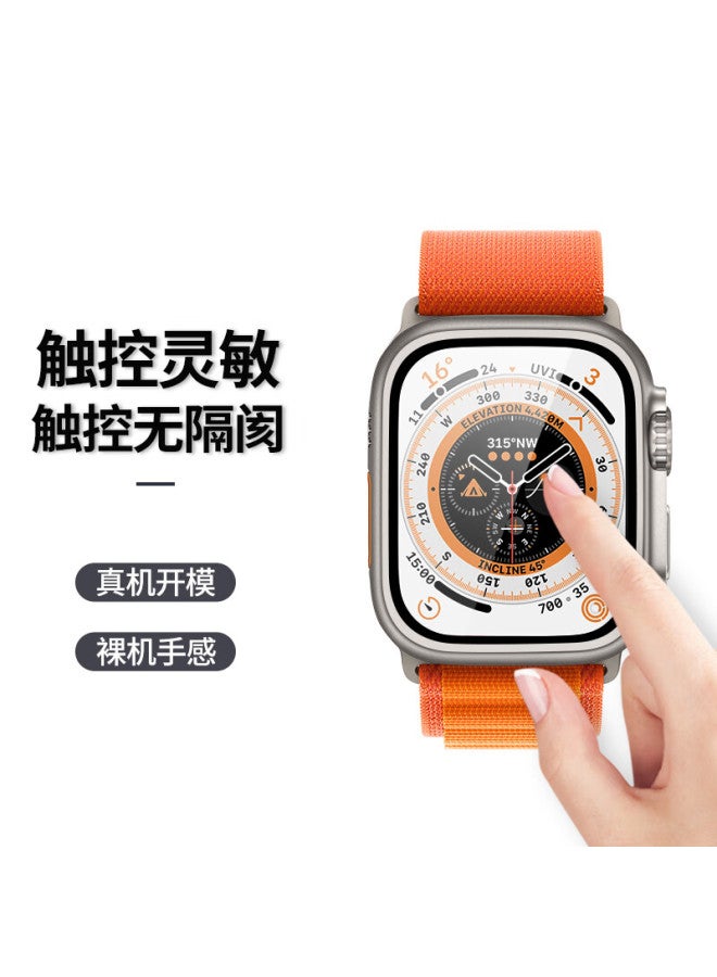 Bho واقي Apple Watch لـ Apple Watch S10/s9، واقي Ultra لـ iwatch S8/7/6/5/4/se مع حامي شاشة زجاج مقوى - Image 1