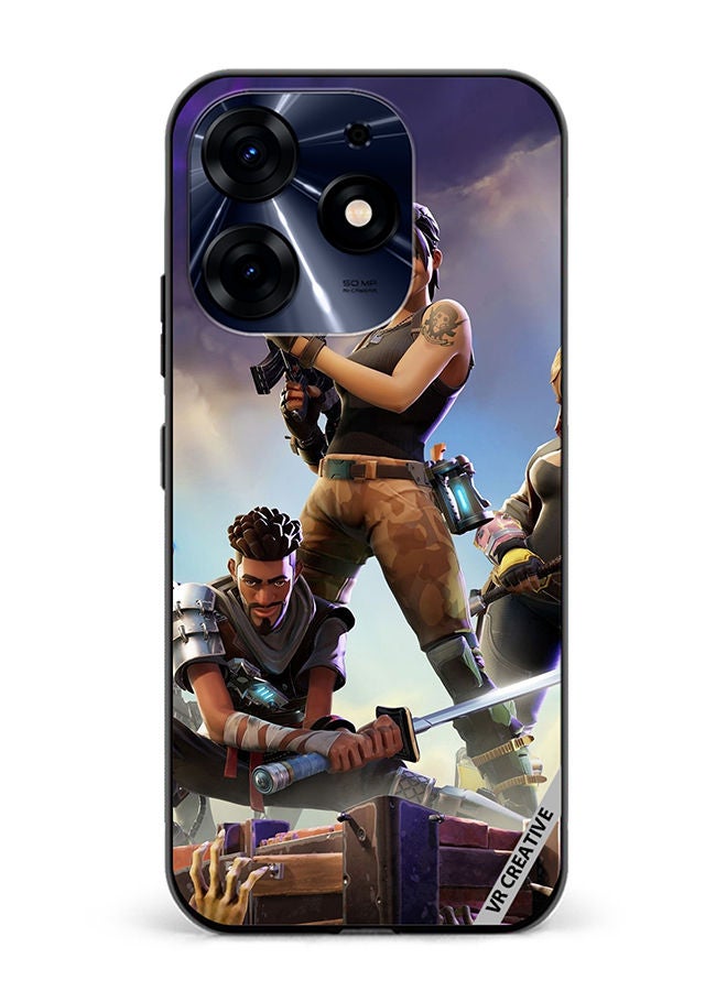 VR CREATIVE Protective Case Cover For Tecno Spark 10 Pro Fortnite Design Multicolour - Image 1