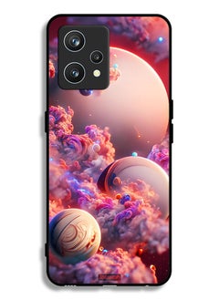 Tolwak Realme 9 Pro Plus Protective Case Cover Clouds Abstract Art  - Image 1