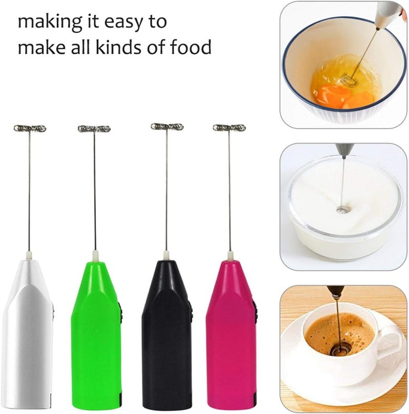 Silreck Hand Mixer Milk Frother for Coffee Frother Handheld Foam Maker with Stencils for Lattes, Electric Whisk Drink Mixer Mini Foamer for Cappuccino, Frappe, Matcha, Hot Chocolate Grey - Image 5
