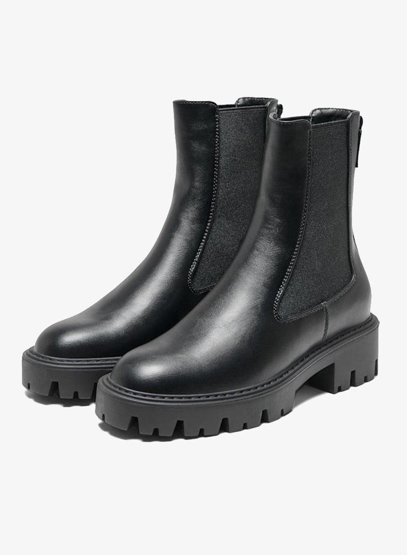 ONLY PU Chunky Chelsea Boots - Image 1