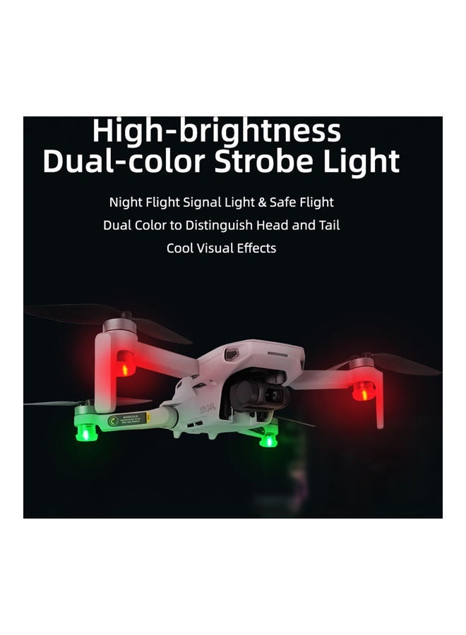 NIBEMINENT 4-Piece Drone Flash Lights For DJI Mavic Air 2/Mini 2 - Image 5